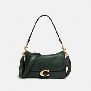 COACH Soft Tabby Shoulder Bag - Green/Gold